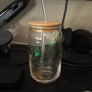 Eco-Friendly Glass Jar with Bamboo Lid